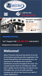 Mobile Screenshot of metro1security.com